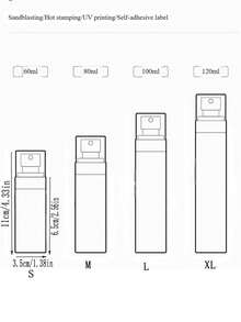 1/4个装 60ml-120ml 便携式乳液可灌装瓶，黑色塑料喷雾瓶，适合户外旅行，可灌装喷雾瓶，纳米喷雾化妆品保湿旅行补充装瓶，小型喷雾瓶，适用于爽肤水 - 黑色 - 查看 2
