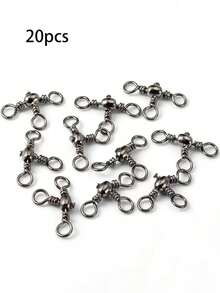 20 chiếc/túi Khóa xoay câu cá 3 chiều, Khóa xoay hình chữ T bền chắc, Đầu nối câu cá - Nhiều màu - Xem 12