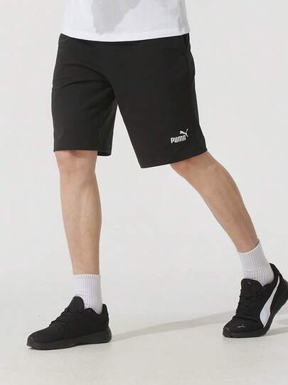 Puma 男褲運動褲 ESS No. 1 Logo Jersey Shorts 10 跑步健身訓練短褲日常戶外休閒褲子
