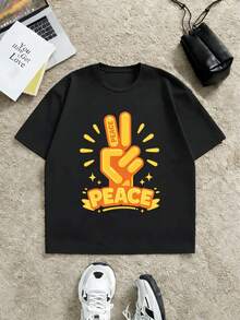 Camisetas para hombres - Negro - Ver 2