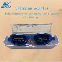 1 cặp kính bơi người lớn thiết kế hình cá voi, chống nước, chống sương mù, trong suốt, kính bơi silicon có thể điều chỉnh, unisex, phụ kiện cần thiết cho bãi biển, phụ kiện hồ bơi. - Nhiều màu - Xem 16