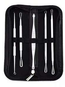 Professional Blackhead Removal Kit - Acne Tools, Effectively Removes Whiteheads & Blackheads - Deep Cleanse Skin, Removes Pimples - Beauty Tools - Multicolor - View 4