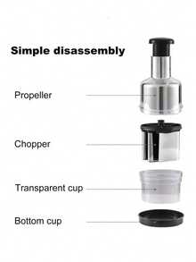 Stainless Steel Knife Multi-Function Garlic Slicer And Pestle, Kitchen Gadgets Manual Vegetable Chopper, Onion Mincer, Garlic Press, Multi-Purpose Kitchen Tools - Multicolor - View 7