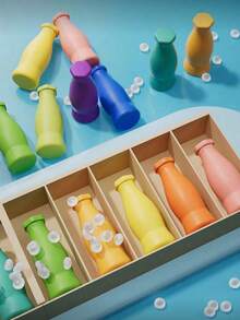 Memory Bottle Color Matching Game - A Strategic Floor Game Suitable For Icebreakers In The Classroom And Family Entertainment, Which Can Improve Cognitive Abilities. An Interesting Group Party Game, And Also A Unique Christmas Gift. - Multicolor - View 6