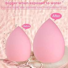 Suniya Skincare Face Wash Spa Headband And Wristband Set Makeup Sponges Set Face Soft Triangle Makeup Puff Sponge Pieces Powder Puff Women And Teen Girl Gifts  Stuff (Pink) - Pink Bag - View 5