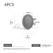 4pcs 304 Stainless Steel 18K Gold-Plated Multi-Style Adjustable Ring Tray Base DIY Charm Jewelry Making Accessories Women's Stainless Steel Jewellery Crafting Components - Ring Setting - View 20