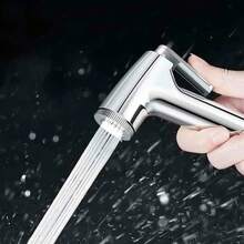 Bộ vòi sen cầm tay áp lực cao - Chất liệu nhựa mạ vàng, ống mềm dài 59 inch và giá đỡ gắn tường, đầu phun tự làm sạch, thích hợp cho phòng tắm, tắm cho thú cưng, thiết kế bền bỉ chống rò rỉ, hệ thống vòi sen phòng tắm | Phong cách hiện đại | Bề mặt bền lâu, thay thế hệ thống vòi sen - nhiều màu - Xem 6