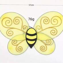 1 Bộ trang phục và phụ kiện hình ong dễ thương cho lễ hội Halloween (bao gồm mũ đội đầu và cánh) - Nhiều màu - Xem 2