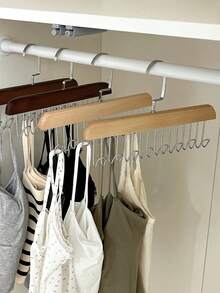 1/2pcs Multi-Function Strap Hanger, Bra & Camisole Storage Rack, Seamless Drying Rack - Beige - View 10
