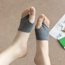 女士日式人字拖袜夏季防滑两趾袜透气纯比基尼前脚掌袜 - 彩色 - 查看 5