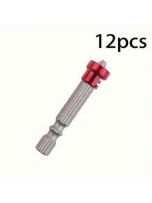 1-10 piezas Juego de Destornilladores Magnéticos | Mango Rojo Antideslizante Diseño Hexagonal | Puntas Magnéticas Fuertes Aptas para Herramientas Eléctricas | Herramienta Esencial para Electricistas Profesionales y Reparaciones Caseras DIY | Cabeza | Eficiente, Ahorra Trabajo, Fijación - Multicolor - Ver 16