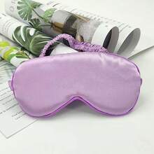 1pc Silk-Like Eye Mask, Nap Essential, Sleep Mask, Lightweight Breathable For Home, Office, Travel, Relieve Eye Fatigue - A - View 12