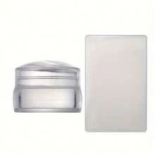 XL Nail Stamper Kit Soft Stamper And Scraper Set Silicone Nail Art Manicure Tool With Lid - Multicolor - View 8