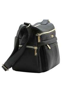 Chenson Original Women's Crossbody Bag With Multiple Compartments - màu đen - Xem 3