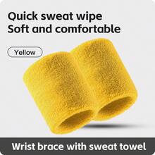 Vilico 1条运动吸汗带，适用于网球/篮球/排球/健身等运动，吸湿排汗，有效保护手腕，也适用于羽毛球、跑步、健身房锻炼等运动。 - 彩色 - 查看 13