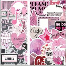 100张Y2K美学粉色可爱贴纸，创意贴纸，适用于笔记本电脑、笔记本、日记本 - 彩色 - 查看 6