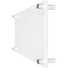 Wall Mount Acrylic Picture Frame Double Panel Floating Display With Metal Standoffs For 4x6 Photos And Certificates - 1 - 查看 6