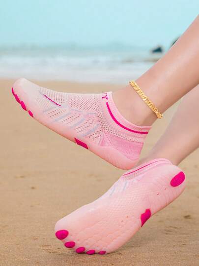 New Unisex Outdoor Sports Aqua Shoes, Non-Slip, Anti-Sand, Beach, Water, Hiking, Suitable For Gym, Camping, Stream, Beach, Grass. Breathable, All-Terrain Outdoor Shoes, Non-Slip Sole, Applicable For Gym, Beach, Camping, Grass, Hiking