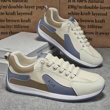 Spring New Casual Sports Sneakers, Outdoor Sports Skateboard Shoes - Blue and White - View 4