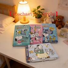 SNOOPY 1 cuốn sổ/lịch có mật khẩu, kiểu dáng ngẫu nhiên, thích hợp làm quà tặng năm mới, ngày Valentine, lễ Phục sinh. - Nhiều màu - Xem 9