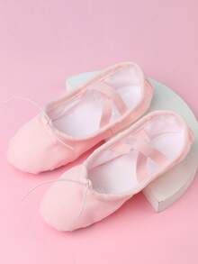 Children's Soft Bottom Dance Shoes, Girls' Ballet Shoes, Pink - Pink - View 4