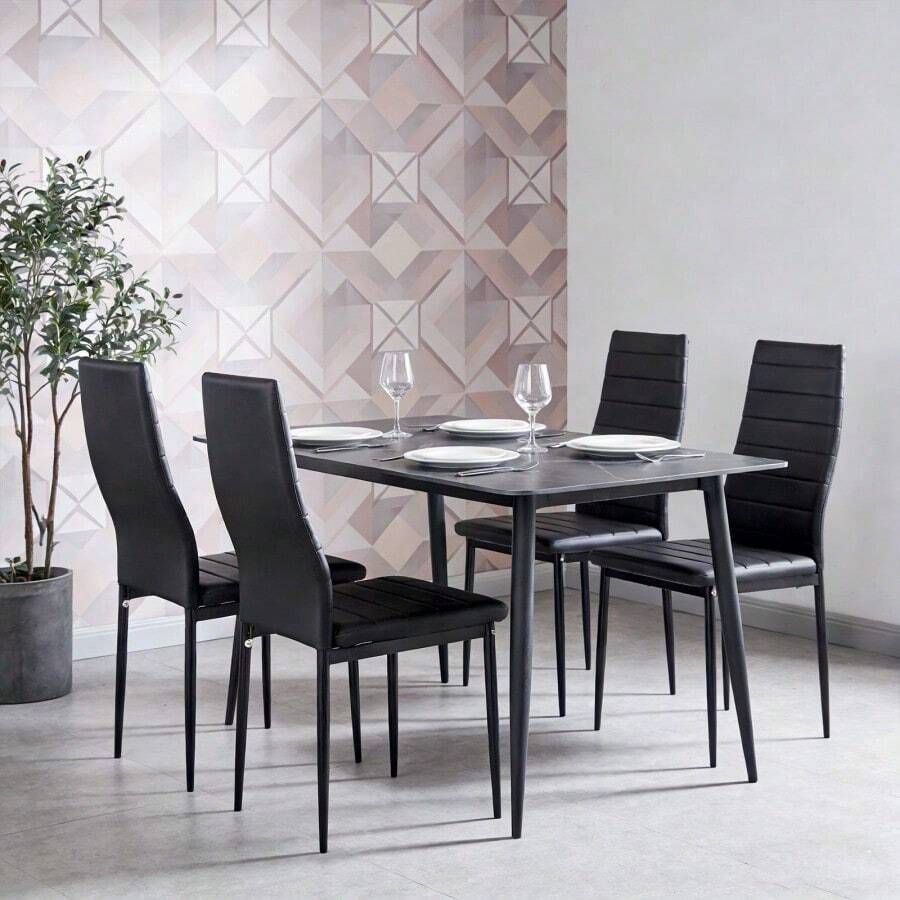 Dining Chairs - Black1 - View 1