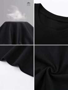 Camiseta de Manga Corta con Estampado de Máscara de Payaso, Cuello Redondo Casual para Verano y Primavera, Ropa de Mujer - Multicolor - Ver 5