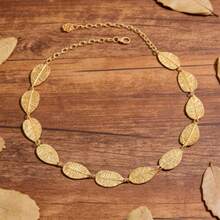 金色时尚腰链，适合女性日常及节日佩戴的链条腰带 - 彩色 - 查看 7