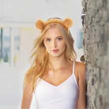 1/2pcs Lion Ear Headband, Women Carnival Costume Headpiece, Plush Festival Hair Hoop, Hair Accessories - Multicolor - View 4