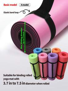 Yoga Mat Strap, Yoga Mat Storage Strap, Yoga Mat Holder, Yoga Mat Carrying Strap, Yoga Mat Backpack Strap [Yoga Mat Not Included] Thick, Comfortable And Fine Material, Adjustable Yoga Mat Strap, Suitable For Carrying Large Yoga Mats - Multicolor - View 6