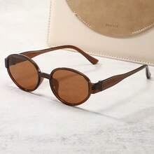 Retro Versatile Fashion Fashion Glasses For Men - Coffee Brown - View 6