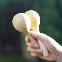 1/2/4pcs Wooden Maracas, Natural Wooden Rattles, Hand-Held Percussion Instruments, Folk And World Hand Drums, Suitable For Parties And Gatherings, No Box Included. The Wooden Mallets Produce A Clear Sound, Promoting Hand-Eye Coordination And Focus. Perfect Percussion Instruments For Parties. Battery-Free Hand-Held Percussion Instruments, Suitable For Holiday Celebrations - Suitable For Adults, Traditional Musical Instruments, Suitable For Outdoor Games And Activities - Khaki - View 5
