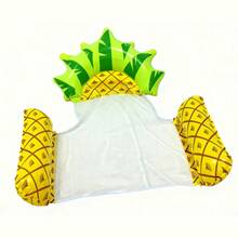 1个充气水果造型游泳池漂浮椅，3管透气网布座椅水上吊床，可折叠夏季成人游泳池漂浮筏 - 彩色 - 查看 7