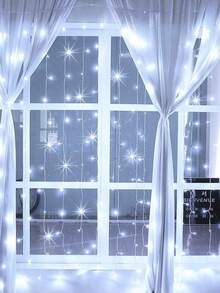 1pc 5M 50 LED Fairy String Lights - Battery Operated, Multi-Color Options, Suitable For Indoor Decor, Living Room Wall, Wedding Party, Holiday Celebrations - Bare Light String - View 7