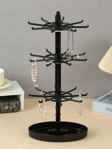 Jewelry Display Stand For Earrings, Ear Hooks, Ear Studs, Keychains, Giftware, Rotating Jewelry - Multicolor - View 2