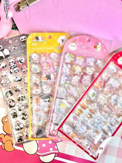 High-Quality Embossed Decorative Stickers, Interesting Design, Suitable For Phone Case Decoration, Home Decor, Party Decoration, Various Holiday Gifts, Fashion , Sewing, DIY, Graduation Ceremony, Back To School Gifts, Decoration And More