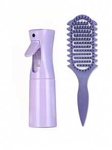 Bộ 2 món gồm máy uốn tóc, lược đa năng, bình xịt nước và lược chải tóc - Bộ dụng cụ uốn tóc chuyên nghiệp, thích hợp sử dụng tại nhà và salon, quà tặng Giáng sinh và Ngày Valentine. - nhiều màu - Xem 11