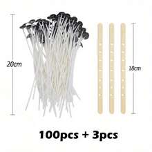100pcs Candle Wick With Base + Assorted Wick Holders, Candle Making Tool Kit - 1 Set - View 17