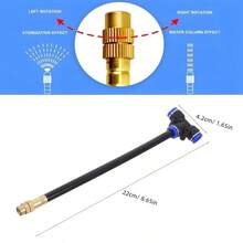 Wanxiang Automatic Drip Irrigation Kit, 360 Degree Bendable Brass Atomizing Irrigation Nozzle, 4/7 Garden Water Pipe, Garden Automatic Drip Irrigation System, Adjustable Nozzle, 360 ° Garden Watering System, Suitable For Automatic Watering Devices In Greenhouses, Courtyards, Lawns, And Greenhouses - Irrigation Kit - View 2