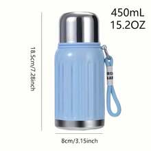 Customized Text Logo Stainless Steel Vacuum Insulated Water Bottle, High-Quality Large Capacity, Portable Outdoor Water Cup For Men, Women, Students, Commuter, Business, Sports, Car, Office, Minimalist Design, Keeps Hot/Cold - Multicolor - View 10