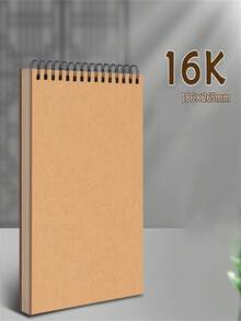 Spiral Bound Sketch Pad, Top Spiral Bound Sketch Board, Acid-Free Art Sketch Book, Suitable For Beginners Drawing, Sketching, Writing, Can Be Used As Holiday Gifts, School Supplies, Studio Supplies, Painting And Writing Supplies, Back To School Supplies, Learning Supplies. - A - View 13