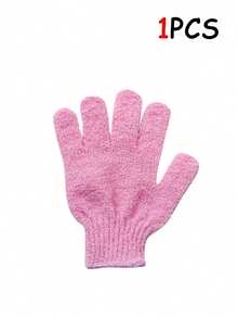 1pc Exfoliating Bath Gloves, Suitable For Shower/SPA/Massage And Body Scrubbing, Comes With Storage Bag, Can Be Given As Christmas Holiday Gift - Multicolor - View 8