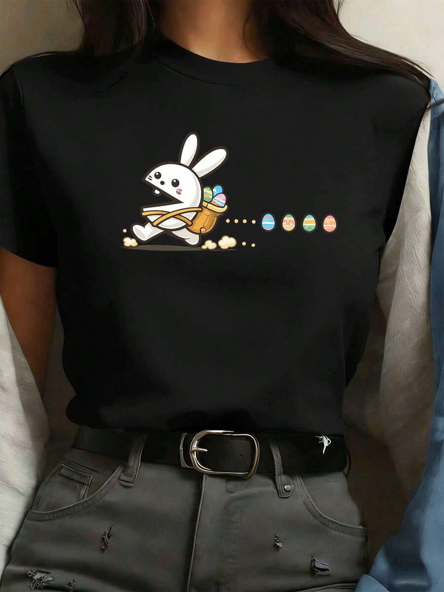T-shirts pour femmes - Noir - Voir 1