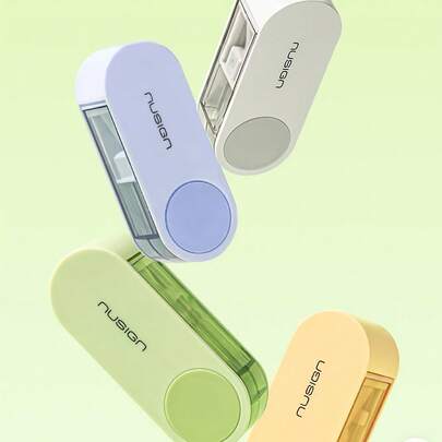 4/2/1pcs Dual-Hole Rotary Pencil Sharpener, Coarse & Fine Dual Holes Design, Durable & Portable, Suitable For Various Pencils, Creative Student Stationery, Available In 4 Colors