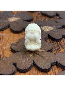 Patung Buddha See No Hear No Speak DIY Buatan Tangan Cetakan Silikon Multifungsi untuk Aromaterapi dan Plester - Patung Buddha - View 5