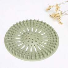 Silicone Hair Catcher Drain Cover, Bathtub Drain Protector, Drain Mat, Bathroom & Bathtub Drain Guard, Easy To Install And Clean, Suitable For Bathroom, Bathtub, Shower And Sink, Home Bathroom Decor, Back To School - A - View 4