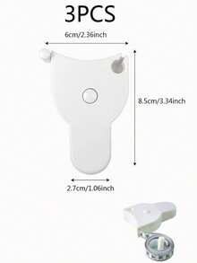 1 pieza Cinta métrica suave para medir la cintura, el busto, la cadera, el brazo y la circunferencia de la pierna, herramienta de medición para fitness - Múltiples estilos - Ver 10