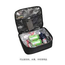 1pc Swimming Sports Bag, Drink Cooler Insulation Net Bag, Black Deck Bag, Paddle Board Storage Bag, Surfboard Accessories Handbag - Black - View 3