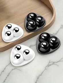 Adhesive Omnidirectional Rolling Ball Caster Wheel, Movable Silent Small Wheel, Home Hardware Accessory, Wear-Resistant & Load-Bearing Caster - Ball Pulley - View 9