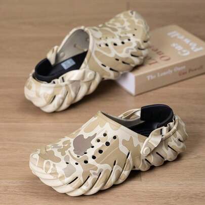 Crocs Sandalias y pantuflas para hombre y mujer, estilo zueco, informales, cómodas, para uso diario, para exteriores y deportivas, estilo verano 2026, 211981-2YJ